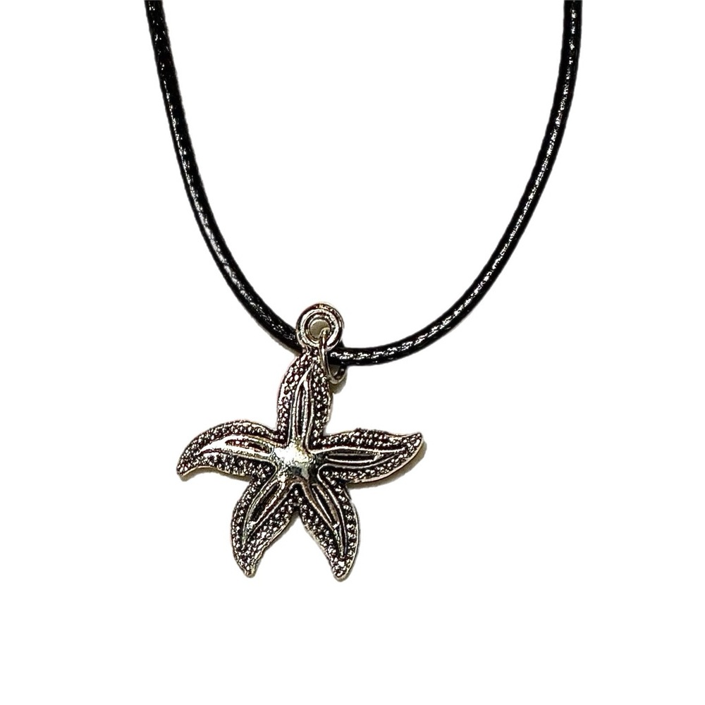 Silver Starfish Necklace
